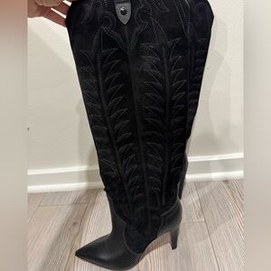 Christian Louboutin Black Heeled Boots